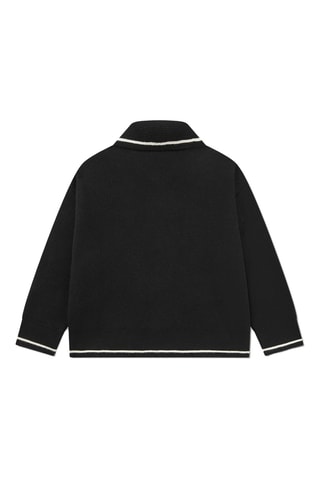 Pull en coton biologique - Noir