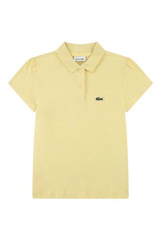 Polo en coton biologique - Jaune