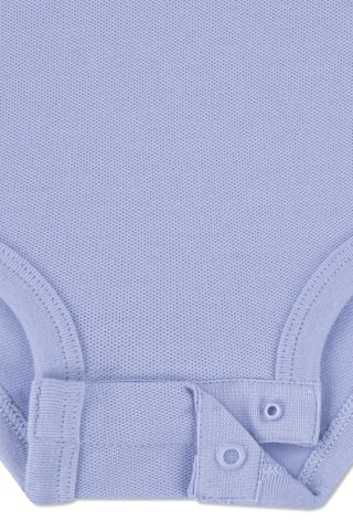 Body en coton biologique - Bleu