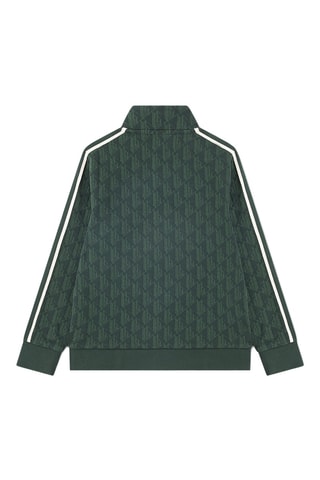 Veste de survêtement en coton biologique - Bleu marine