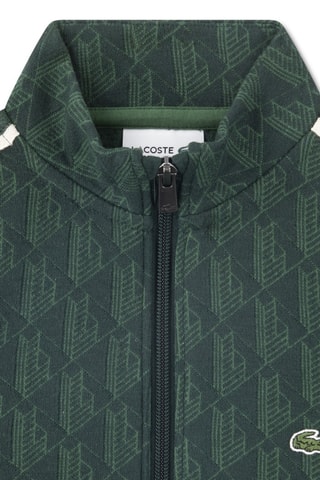 Veste de survêtement en coton biologique - Bleu marine