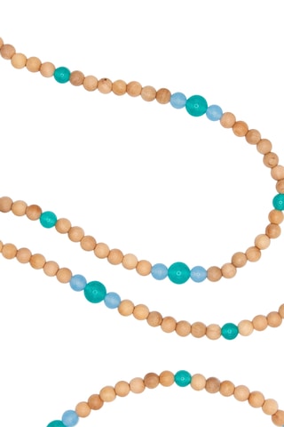 Cordon pour téléphone en bois - Turquoise - Bleu clair