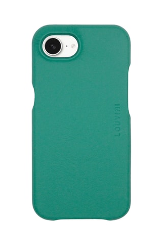 Coque MagSafe en cuir iPhone 16/17 - Vert émeraude