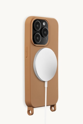 Coque MagSafe iPhone 15 - Camel