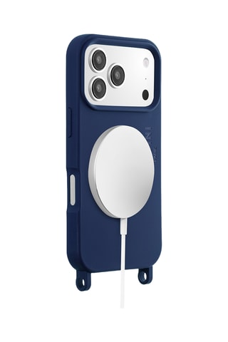 Coque MagSafe iPhone 16 Pro - Bleu marine