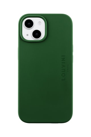 Coque MagSafe iPhone 15 - Vert olive