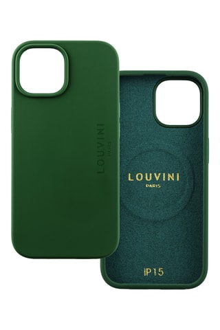 Coque MagSafe iPhone 15 - Vert olive