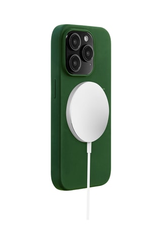 Coque MagSafe iPhone 15 - Vert olive