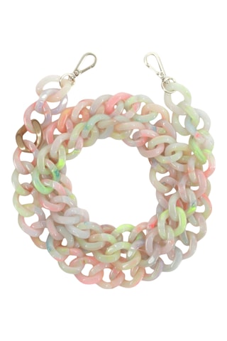 Chaîne pour téléphone - Vert fluo et rose - Multicolore