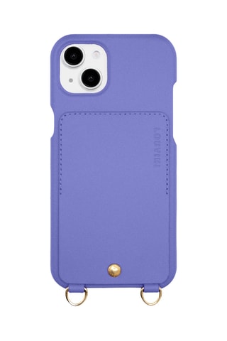 Coque en cuir iPhone 14 Plus/15 Plus - Violet