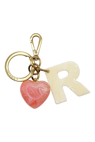 Porte-clés - Rose - Blanc