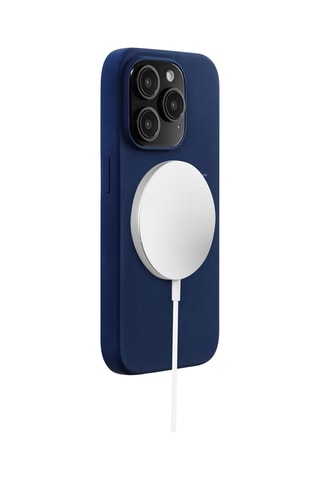 Coque MagSafe iPhone 15 Pro - Bleu marine