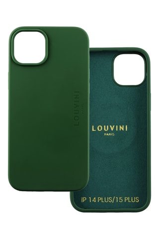 Coque MagSafe iPhone 15 Plus - Vert olive