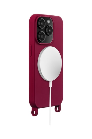 Coque MagSafe iPhone 14 Plus/15 Plus - Bordeaux