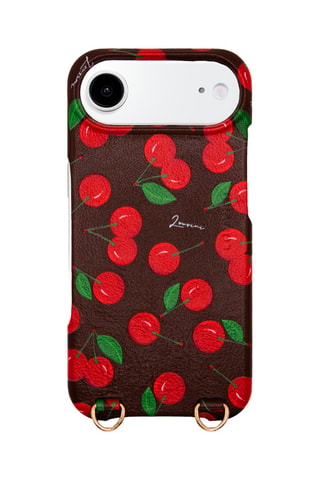 Coque MagSafe en cuir iPhone 17 Air - Rouge