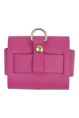 Etui de protection en cuir AirPods Pro 1/2 - Fuchsia