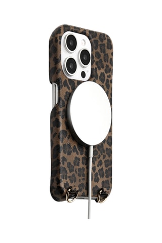 Coque MagSafe en cuir iPhone 17 Air - Marron