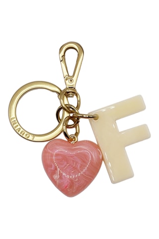 Porte-clés - Rose - Blanc