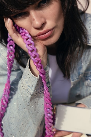 Cordon pour téléphone - Rose - Rose