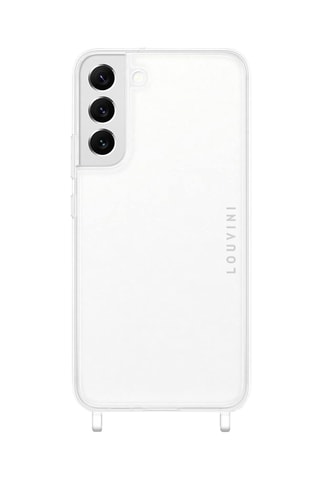 Coque Samsung S24 Plus en cuir - Transparent