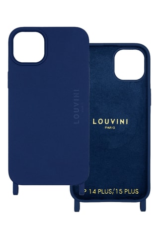 Coque MagSafe iPhone 15 Plus - Bleu marine
