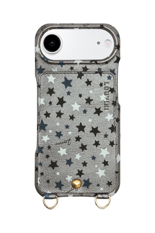 Coque en cuir iPhone 17 Air - Argenté