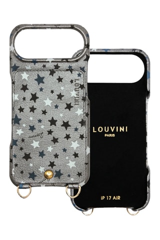Coque en cuir iPhone 17 Air - Argenté