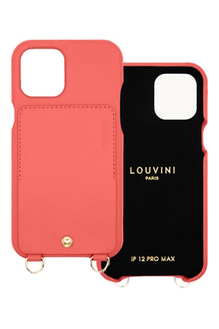 Coque iPhone 12 Pro Max en cuir - Saumon