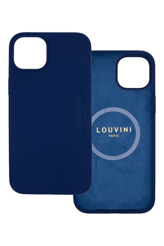 Coque MagSafe iPhone 14 Plus/15 Plus - Bleu marine