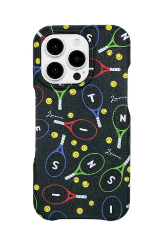 Coque MagSafe en cuir iPhone 16 Pro - Vert foncé