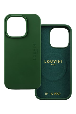 Coque MagSafe iPhone 15 Pro - Vert olive