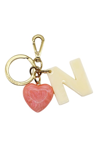 Porte-clés - Rose - Blanc