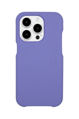 Coque MagSafe iPhone 14 en cuir - Violet