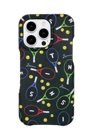 Coque MagSafe en cuir iPhone 16 - Vert foncé
