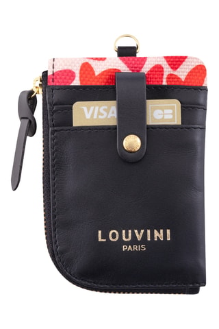 Porte-cartes - Blanc - Rouge