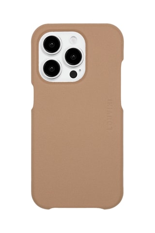 Coque MagSafe iPhone 12/12 Pro en cuir - Camel