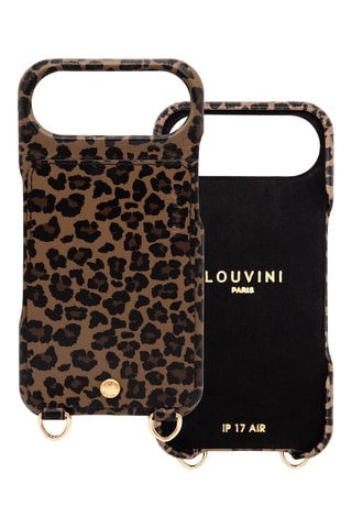 Coque en cuir iPhone 17 Air - Marron