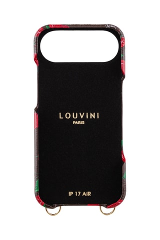 Coque en cuir iPhone 17 Air - Rouge