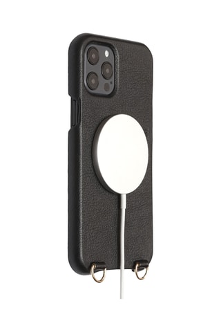 Coque en cuir iPhone 17 Air- Noir