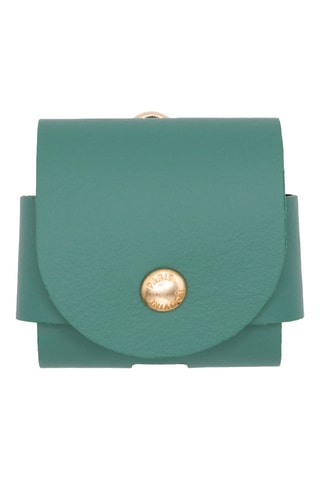 Etui en cuir - Vert émeraude
