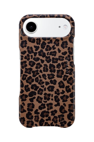 Coque MagSafe en cuir iPhone 17 Air - Marron