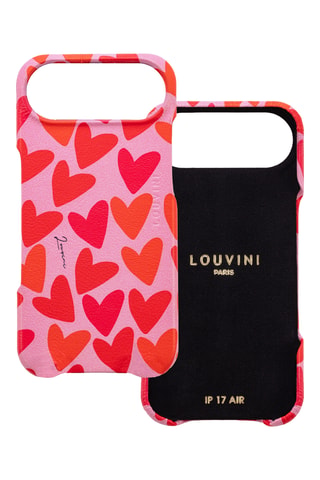 Coque MagSafe en cuir iPhone 17 Air - Rose
