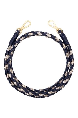 Bracelet pour téléphone en cuir - Bleu marine