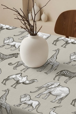 Nappe rectangulaire antitaches - Beige