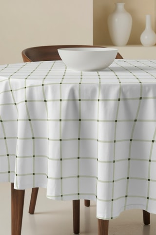 Nappe ronde antitache - Blanc