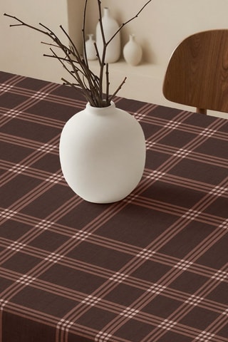 Nappe carrée antitache - Marron
