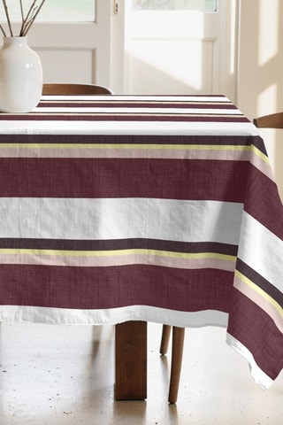 Nappe carrée antitache - Bordeaux - 180 x 180 cm