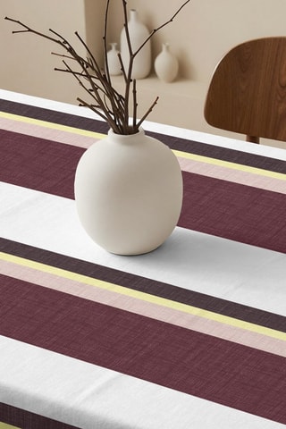 Nappe carrée antitache - Bordeaux - 180 x 180 cm