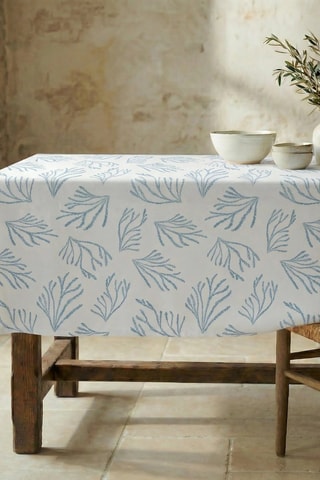Nappe antitache  - Bleu et blanc