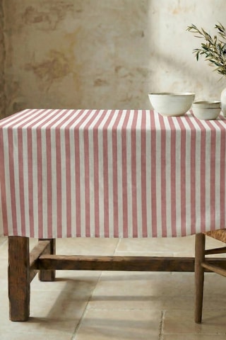 Nappe antitache  - Rouge et blanc
